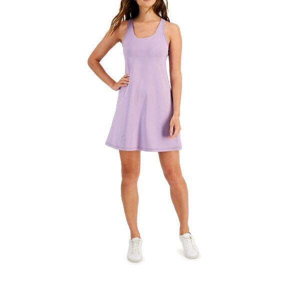 ID Ideology Women Purple Sleeveless Solid Performance Athletic Dress… - Picture 2 of 10